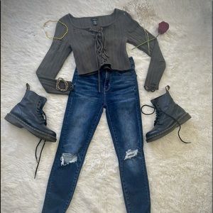 American Eagle Next Level Stretch Super Hi-Rise Jeggings